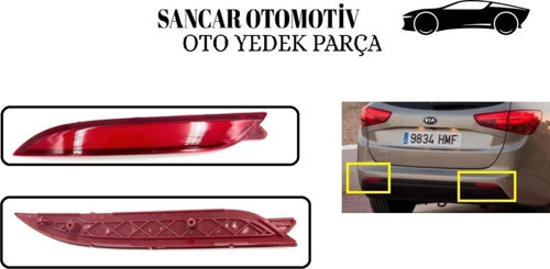 Tampon Reflektörü Ceed 2012-2014 Arka Sol