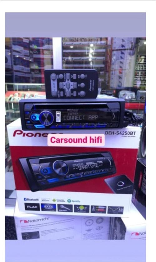 Deh-S4250Bt 2Ad Bluetoth Usb Fm Cd Iphone 2Amfı Çıkışlı 4X50 Güç 2Yıl Garantili Dijicom.