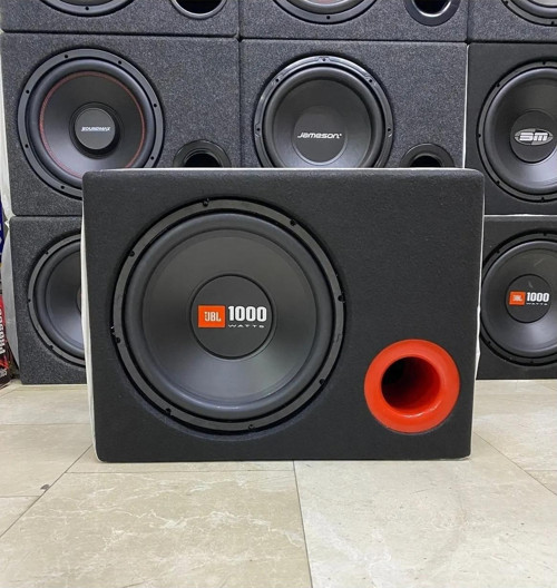 Box-1214 30Cm Kabinli Subwoofer 1000Wat250Rms Tek Bobin