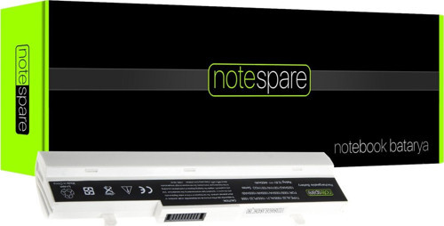 Asus Eee PC 1015PXD, 1015TX, 1016PE, 1016PEB, 1016PED Uyumlu Notebook Batarya Pil Beyaz