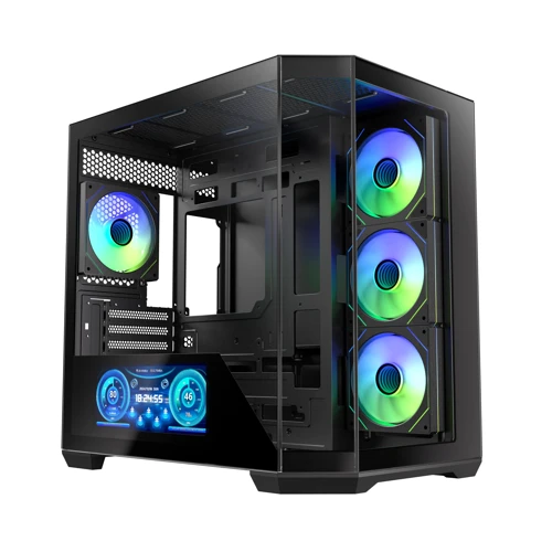 Digital T10 Black 850W 80+ Bronze BFC-WT10EFBBW850-4A 4x120mm ARGB Fan ATX Temperli Cam Siyah Gaming (Oyuncu) K