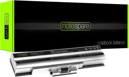 Sony Vaio VPCF13E4E, VPCF13E8E, VPCF13E8R Uyumlu Notebook Batarya Pil Gümüş Gri