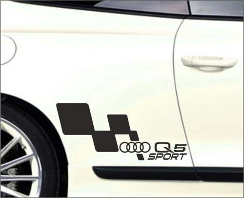Audi Q5 Kapı Yanı Sport Yazıları Sağ sol 2 Adet Kırmızı