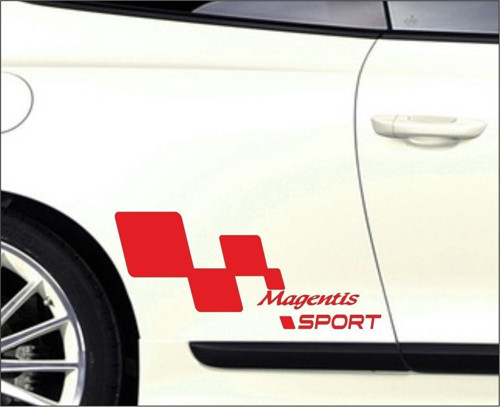 Kia Magentis Kapı Yanı Sport Yazıları Sağ sol 2 Adet Kırmızı