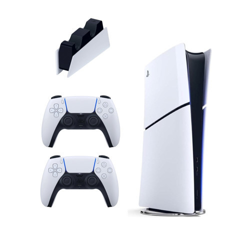 Playstation 5 Slim Digital 825 GB + Şarj İstasyonu + 2. Dualsense İthalatçı Garantili