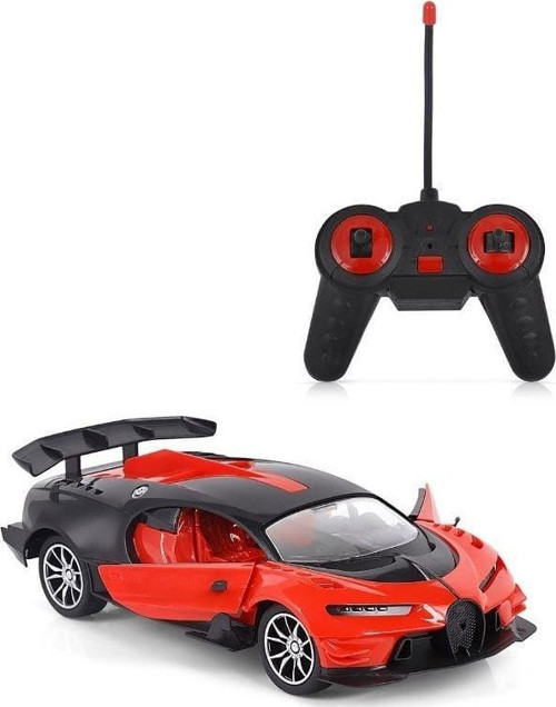 Oyuncak Şarjlı Uzaktan Kumandalı Bugatti Spor Araba Kırmızı 20 Cm 797-26