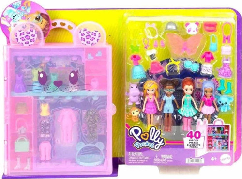 Oyuncak Polly Pocket ve Arkadaşları Renkli Moda Gardırobu Oyun Seti Mtl-Hkw11