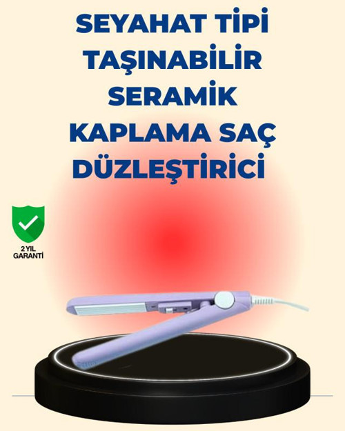 2’si 1 Arada Saç Düzleştirici ve Bukle Maşası – Düz ve Kıvırcık Saçlara Uygun Çok Yönlü Kullanım