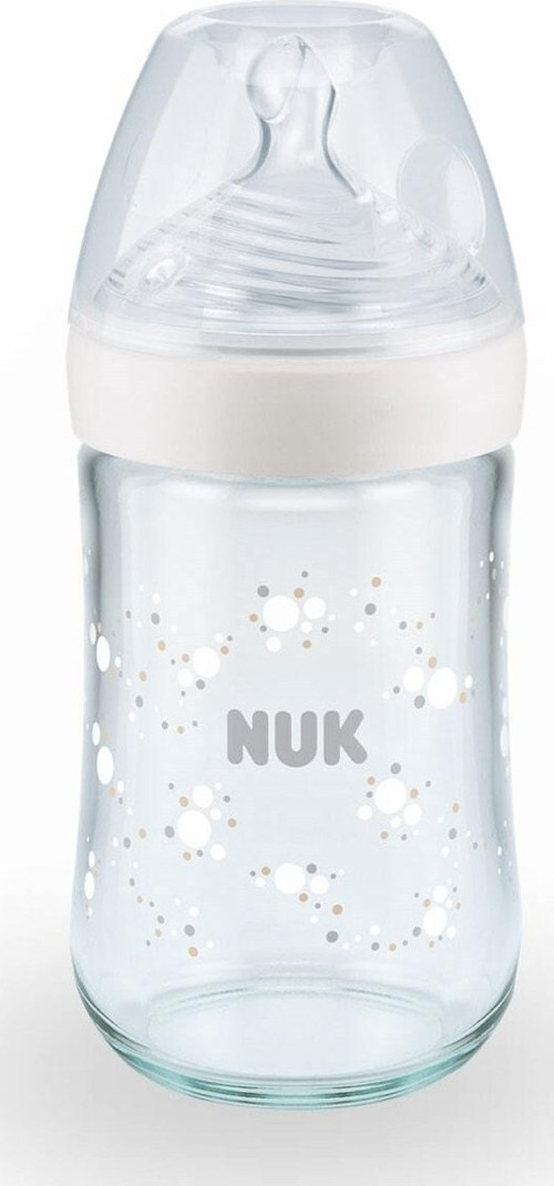 Nature Sense Sıcaklık Göstergeli Cam Biberon 240 ml