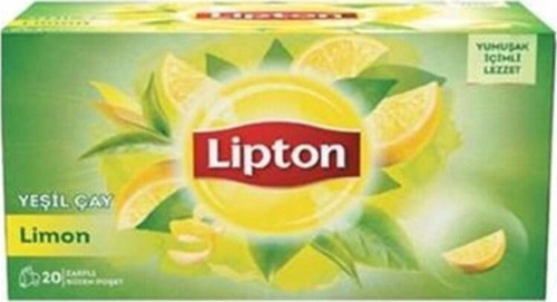 Limonlu Bardak Poşet Yeşil Çay 20'li