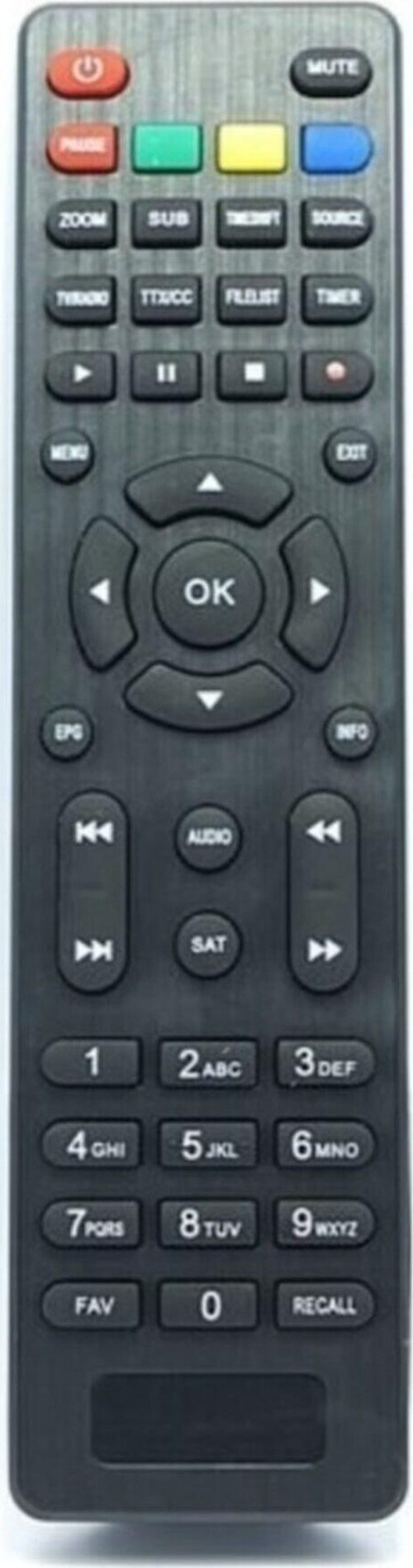 Full Hd Wifi Uydu Alıcı Kumandası ve 2 Adet Pil