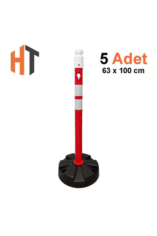 Uyarı Dikmesi Ppc 63 Mm X 100 Cm 5'Li Set