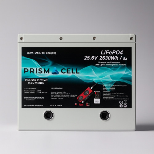 Prismacell 25.6V 105Ah LiFePO4 Akü | Solar & Marin