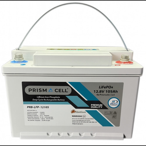 Prismacell 12.8V 105Ah LiFePO4 Akü | Karavan & Solar