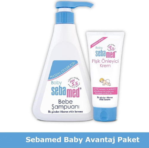 Bebek Avantaj Paket (Şampuan 500 ml + Pişik Önleyici Krem 100 ml)