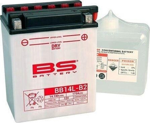 Bs Bb14al-A2 Dry 1987-2014 Kawasaki KLR 650 Uyumlu Akü