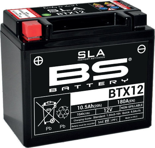 Bs Btx12 Sla 1991-2007 Kawasaki KLE 500 Uyumlu Akü Jel Akü