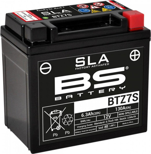 Bs Btz7s Sla 2010-2017 Gas Gas EC 250 F Uyumlu Akü Jel Akü