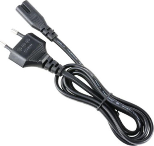1.5mt 1.5 Metre Teyp Fişi - Notebook Laptop Adaptörünün Elektrik Kablosu Power Kablosu 2 Pin