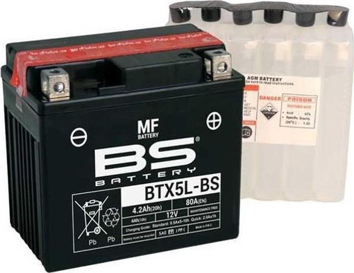 Bs Btx5l-Bs 2000-2011 KTM 400 EXC Uyumlu Akü Sulu Akü