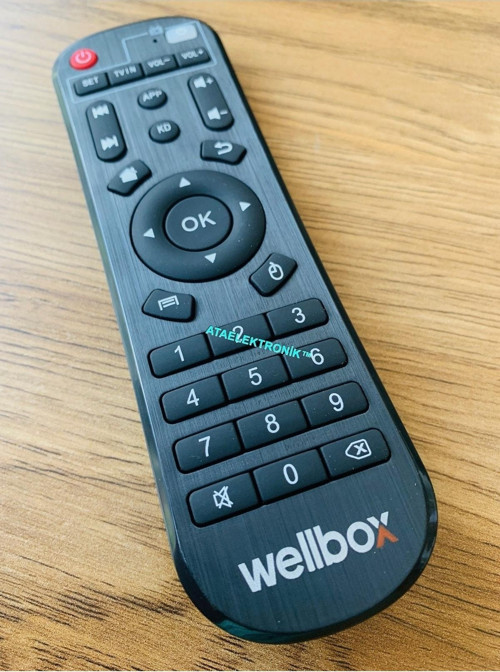 Orijinal Wellbox Wx-h3 4k Ultra Hd Android Tv Box Orijinal Kumandası Tv Akıllı