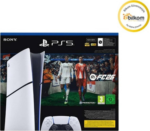 PlayStation 5 Dijital Oyun Konsolu / FC26 Oyun Bundle (Bilkom - Resmi Distribütör Garantili)