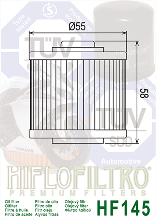 Hf145 Hıflo 1996-2002 Yamaha Virago Xv 535 Yağ Filtresi