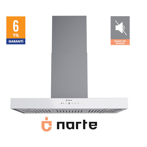 -HI30190W 90 CM BEYAZ ADA TİPİ DAVLUMBAZ -6 YIL GARANTİLİ -YÜKSEK PERFORMANS