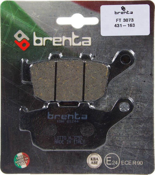 431-163 2000-2007 Honda XL 650 Transalp Uyumlu Arka Fren Balatası Organik Balata