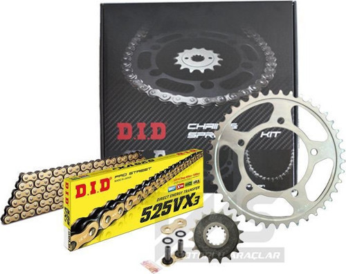 -Jt 2012-2014 Ducati Diavel Cromo Uyumlu Zincir Dişli Set Gold (Sarı) Renk