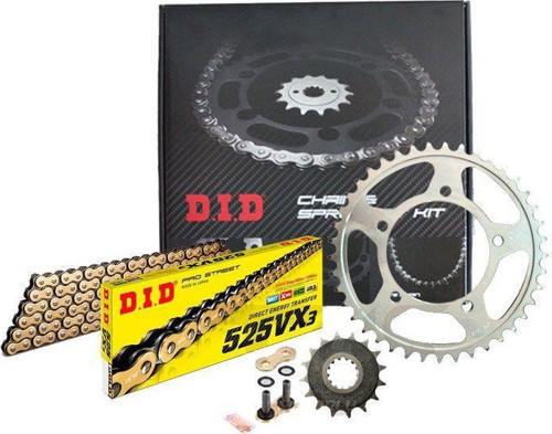 -Jt 2014-2019 BMW S 1000 XR Uyumlu Zincir Dişli Set Gold Renk