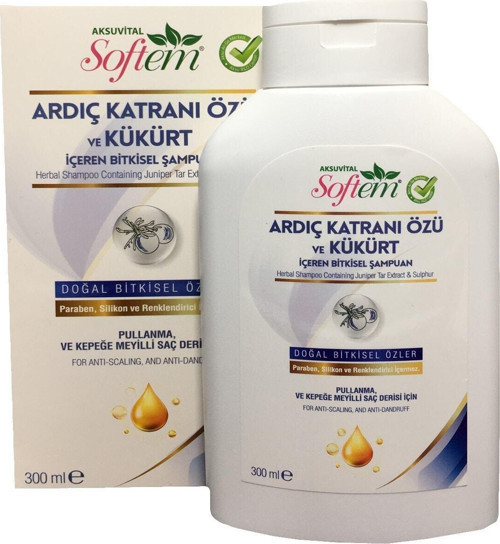 Ardıç Katranı Özü Ve Kükürt Içeren Bitkisel Şampuan 300 Ml