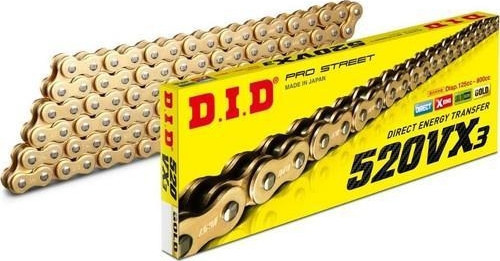 520-104Vx3 2020-2022 Ducati Scrambler NightShift Uyumlu Zincir Vx3 Xring Gold Renk