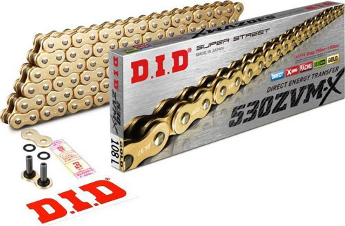 530-108Zvm-x 2010-2017 Ducati Multistrada 1200 Uyumlu Zincir Zvm-x Xring Gold (Sarı) Renk
