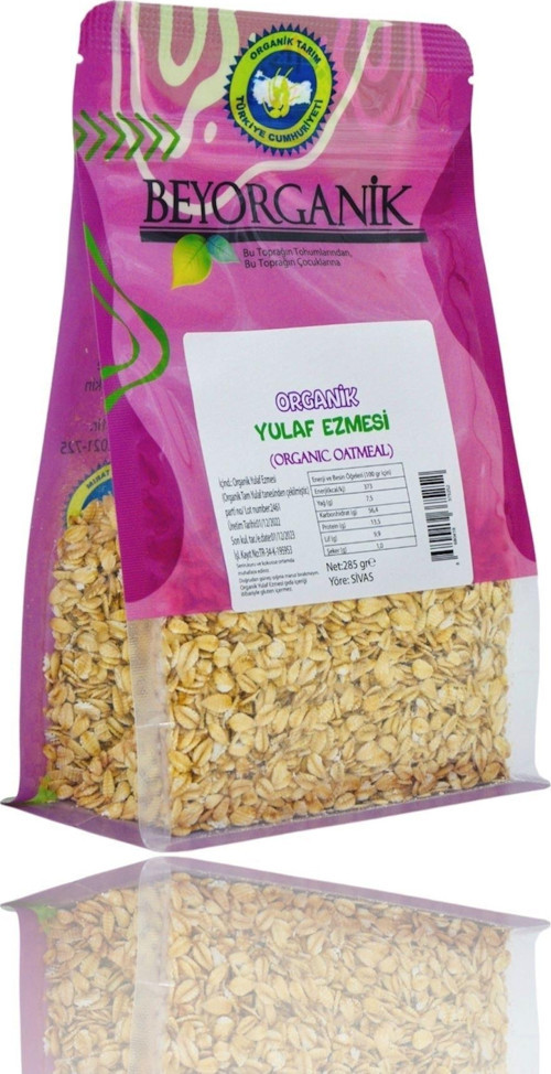 Organik Yulaf Ezmesi 285gr %100 Yerli Yulaf