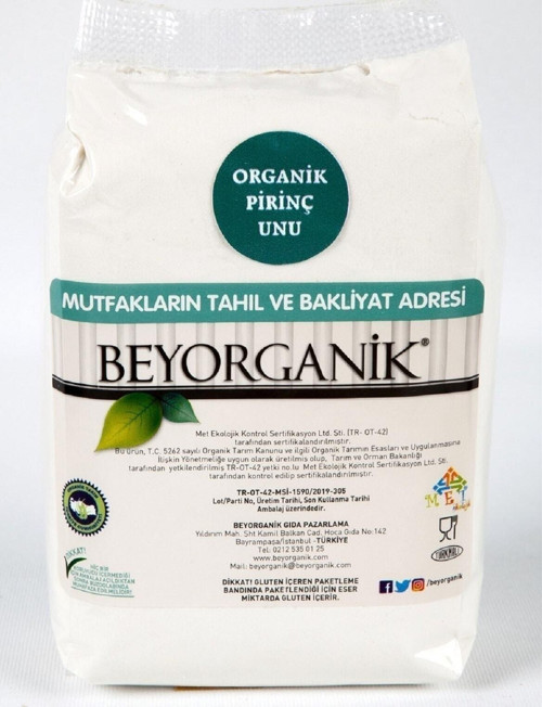 Pirinç Unu ( Bebekler Için ) 500 gr Organik