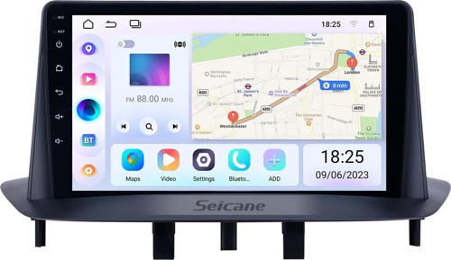 RENAULT MEGANE 3 FLUENCE 2008-2022 Android Auto Carplay Navigasyon Multimedya Sistemi (yazılımsal)
