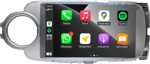 Toyota Yaris 2012-2019 8+128 GB Android Carplay Multimedya Sistemi (yazılımsal)