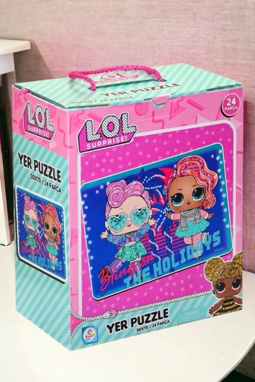 LOL Dev Yer Puzzle 24 Parça 50x70 cm Çocuk Puzzle Yapboz | 24 Parça Yapboz Seti LOL7840