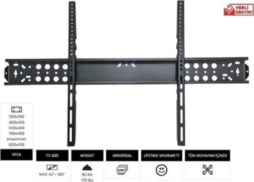 Lg Oled Uyumlu 70'' 75'' 77'' 80'' 85'' 90'' 100'' Inç Inç 177 190 195 203 215 Ekran Tv Askı Aparatı