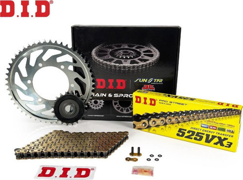 -Jt 1997-2009 Honda VT 750 C Shadow Uyumlu Zincir Dişli Set Gold (Sarı) Renk