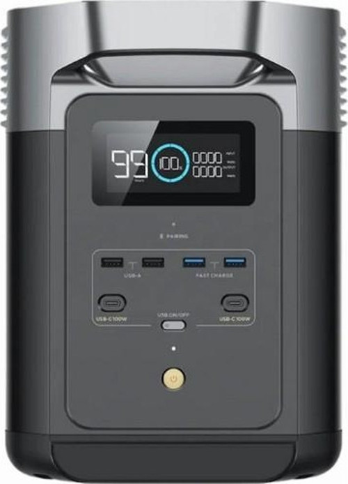 - DELTA 2 Taşınabilir Güç Kaynağı - 1024Wh Kapasite, 4x1800W (X-Boost 2400W) Çıkış - (EcoFlow Türkiye - BOEMAR Garantili)