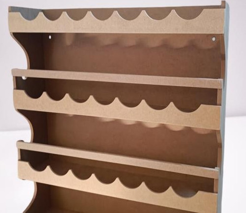Hobi ADN Dekoratif Rafterek Dolap CNC Kesim Ahşap MDF HAM MODEL El Yapım