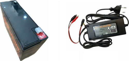 6 Volt 12 Amper Akü + Pilsan Uyumlu 6 Volt Akü Şarj Cihazı Voltaj Kesicili Akü 3.5 Amper