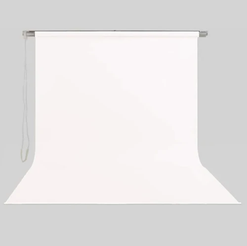 Yf Nice Stil Fon 130 cm X 200 cm Portre Beyaz Fon Perdesi Seti