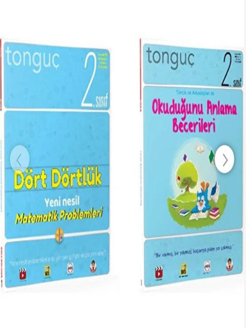 Tonguç Akademi 2. Sınıf Okuduğunu Anlama Ve Yeni Nesil Matematik Kitap Seti - 2 Kitap