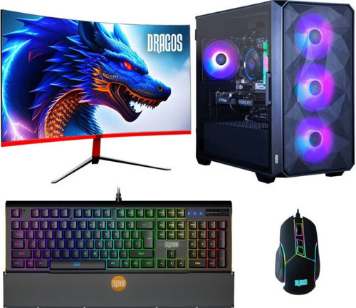 DRx5979 i5 13400F 16GB Ram 512GB M.2 NVMe 12GB RTX3060 27 İnç 165Hz Curved Oyuncu Bilgisayarı