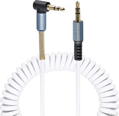 Kaliteli 1.8m Metre 3.5mm Aux L Spiral Ses Aktarım Kablosu