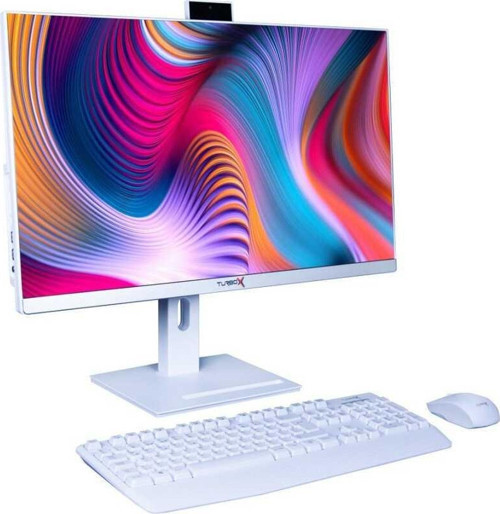 TAx769 i3 12100 8GB Ram 256GB M.2 NVMe SSD 27 inç Bluetooth Webcam Pivot Beyaz All In One Pc