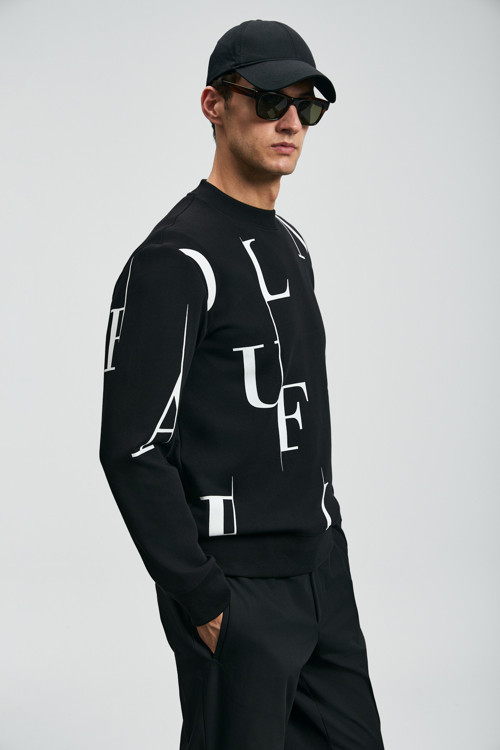 Tıffany Erkek Sweatshirt Siyah